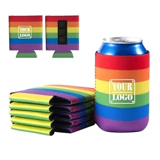 Rainbow Magnet Can Cooler