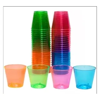 Plastic Rainbow Tableware Cup