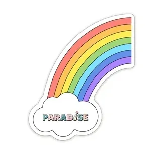 Rainbow Shaped NoteKeeper™ Magnet 35 mil